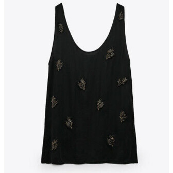 NWT ZARA BLACK JEWEL CAMISOLE LIMITED EDITION - Picture 10 of 10